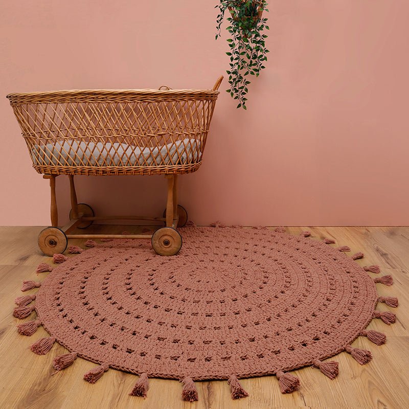 Alfombra Algodón Crochet Nila maquillaje - Nanetes